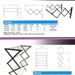 jemuran dinding Tangga Sliding Lipat Aluminium Fiberglass